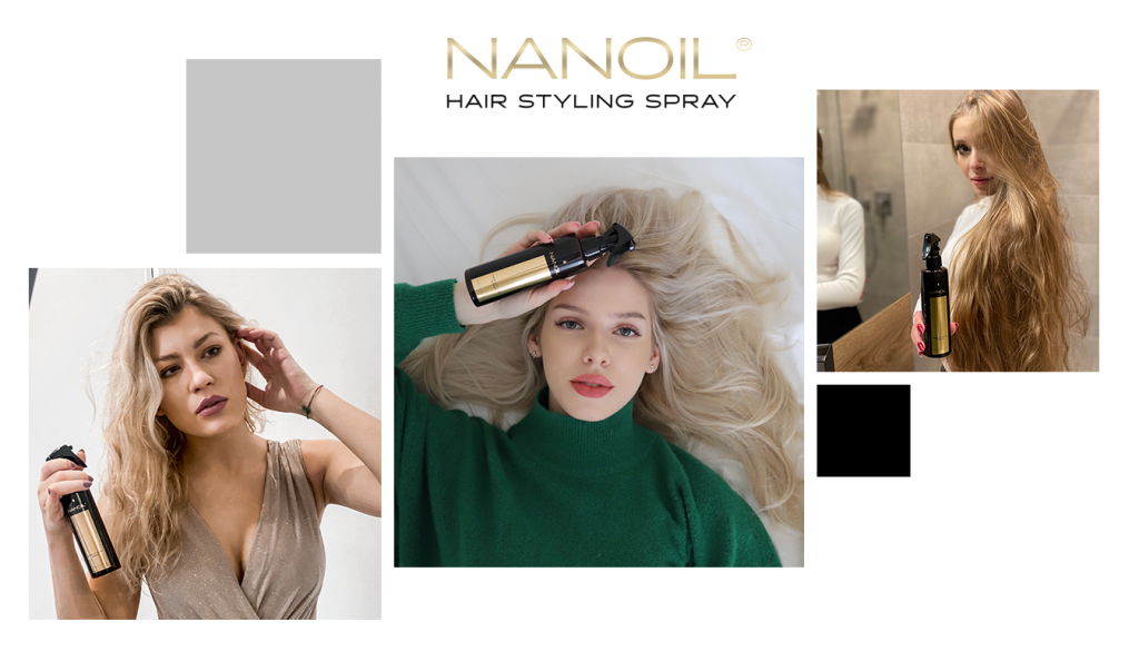 Nanoil empfohlenes Haarstylingspray